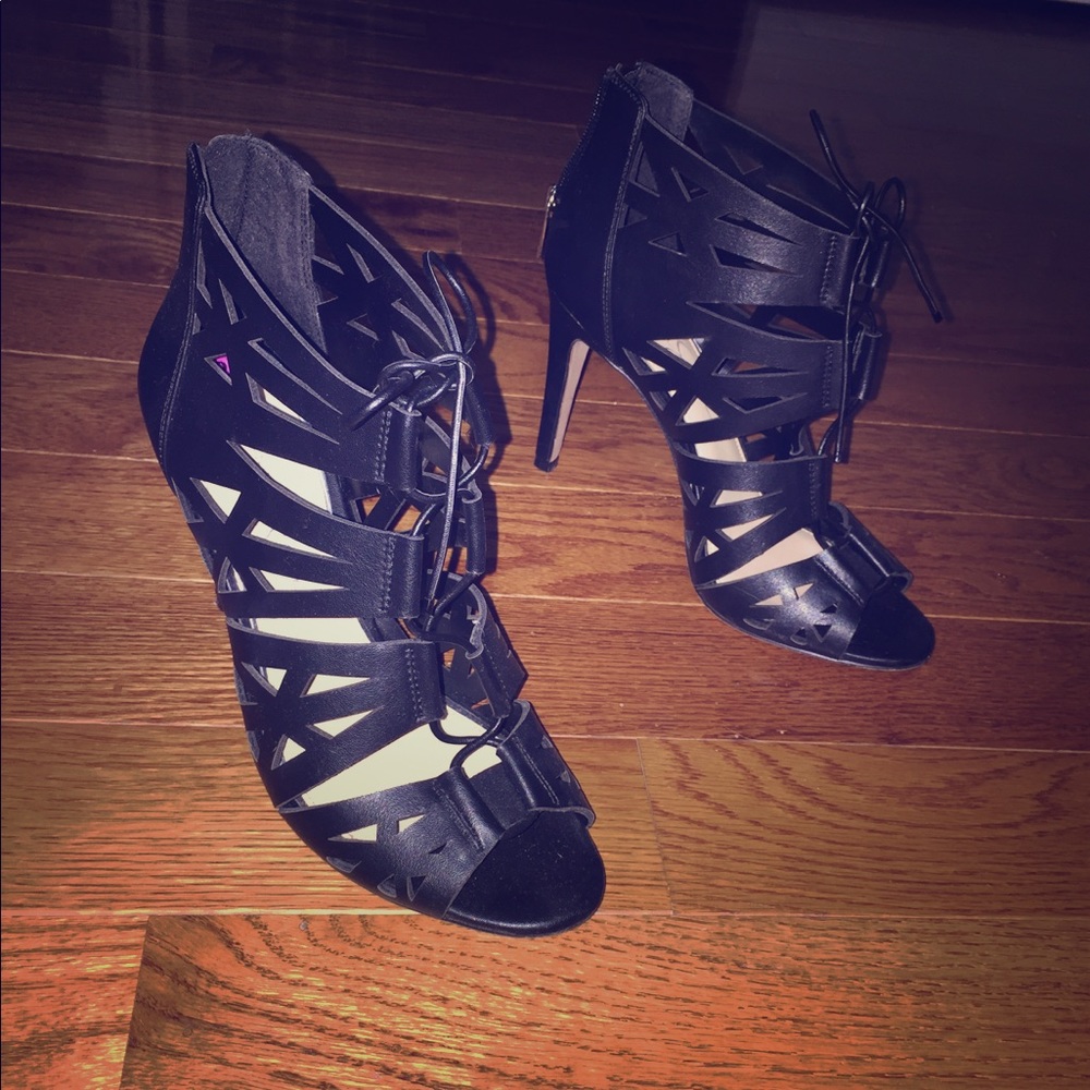 Black sexy heels